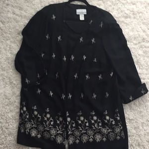 Beautiful and unique Black jacket size 18W